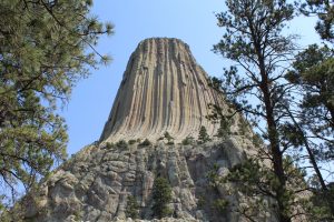 The back side of the Devil's Tower